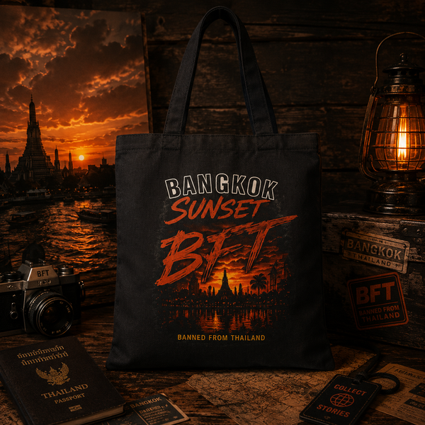 Bangkok Sunset Beat Tote Bag