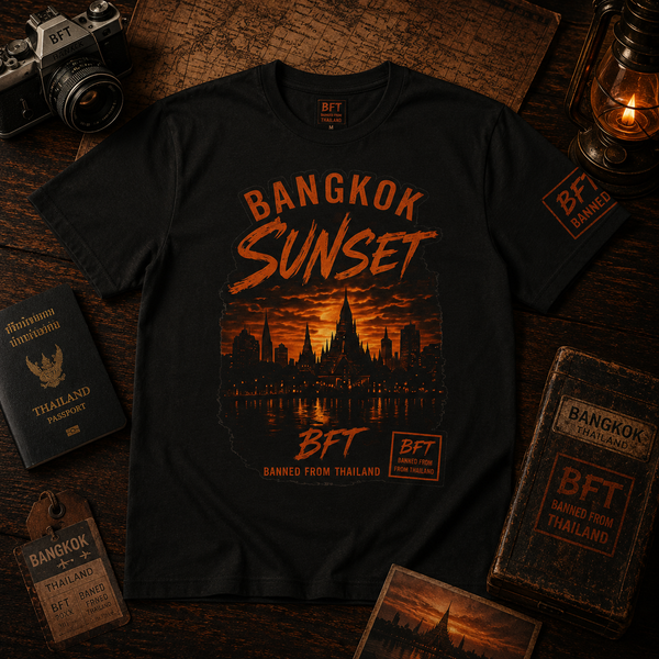 Bangkok Sunset Cotton Tee